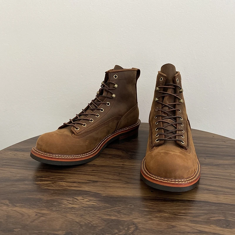 Vintage British Men Ankle Boot – Guipure Lace Panel recenzja i cena