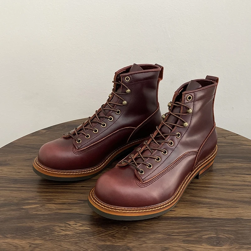 Vintage British Men Ankle Boot – Guipure Lace Panel recenzja i cena