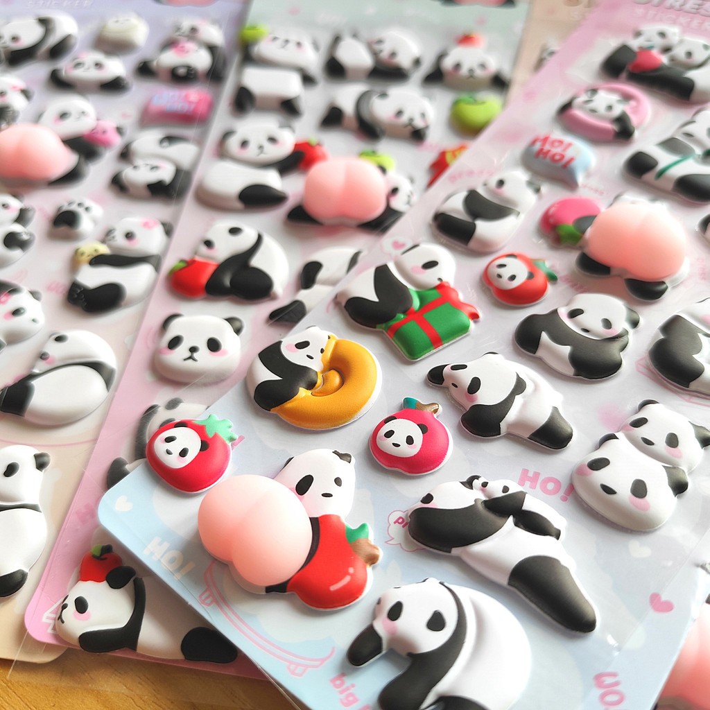 4-Piece Cute Panda Stress Reli – Craft Embellishment World recenzja i cena