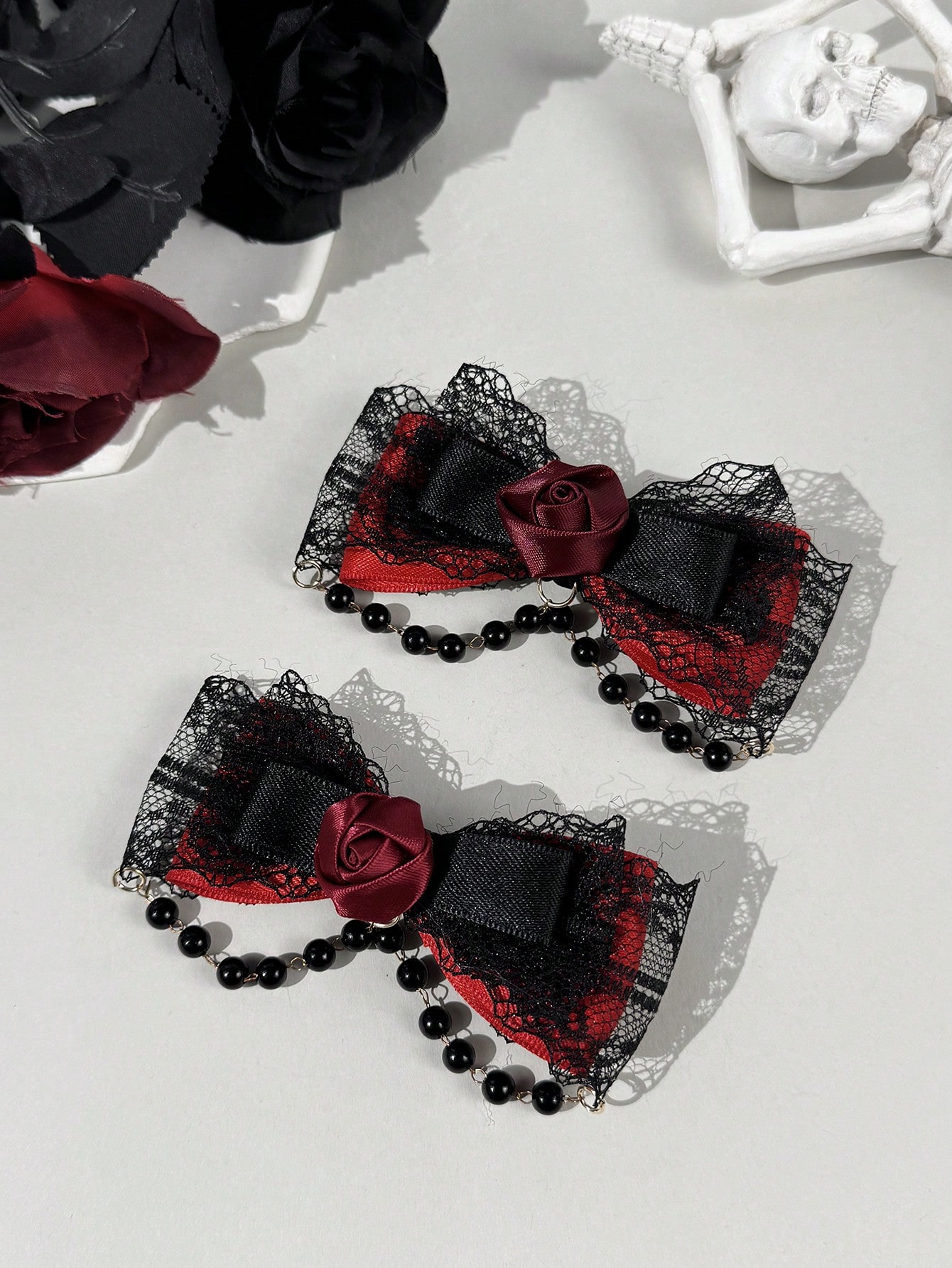 2-piece Gothic style lace ribb – Lace Ribbon Trim recenzja i cena