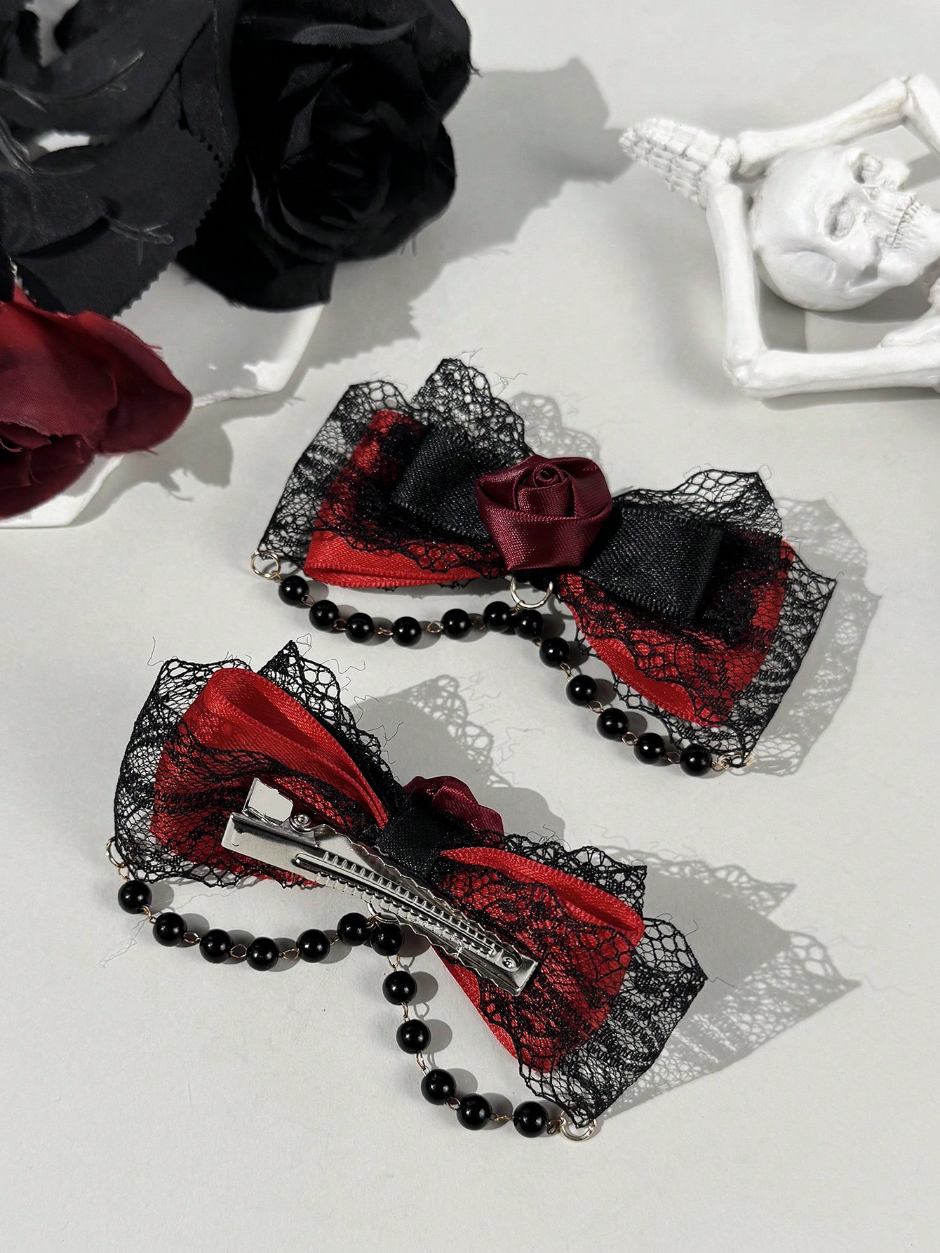 2-piece Gothic style lace ribb – Lace Ribbon Trim recenzja i cena