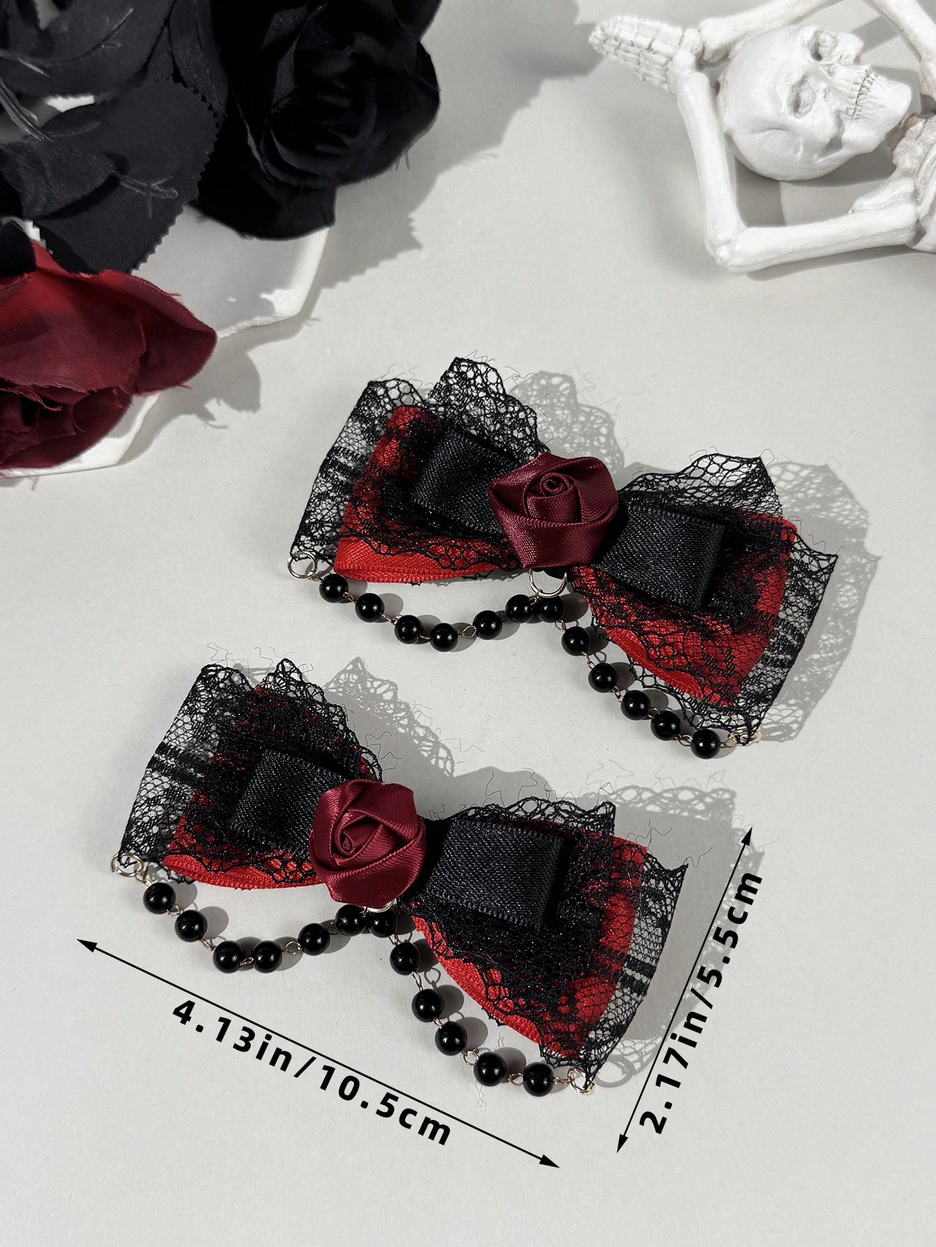 2-piece Gothic style lace ribb – Lace Ribbon Trim recenzja i cena