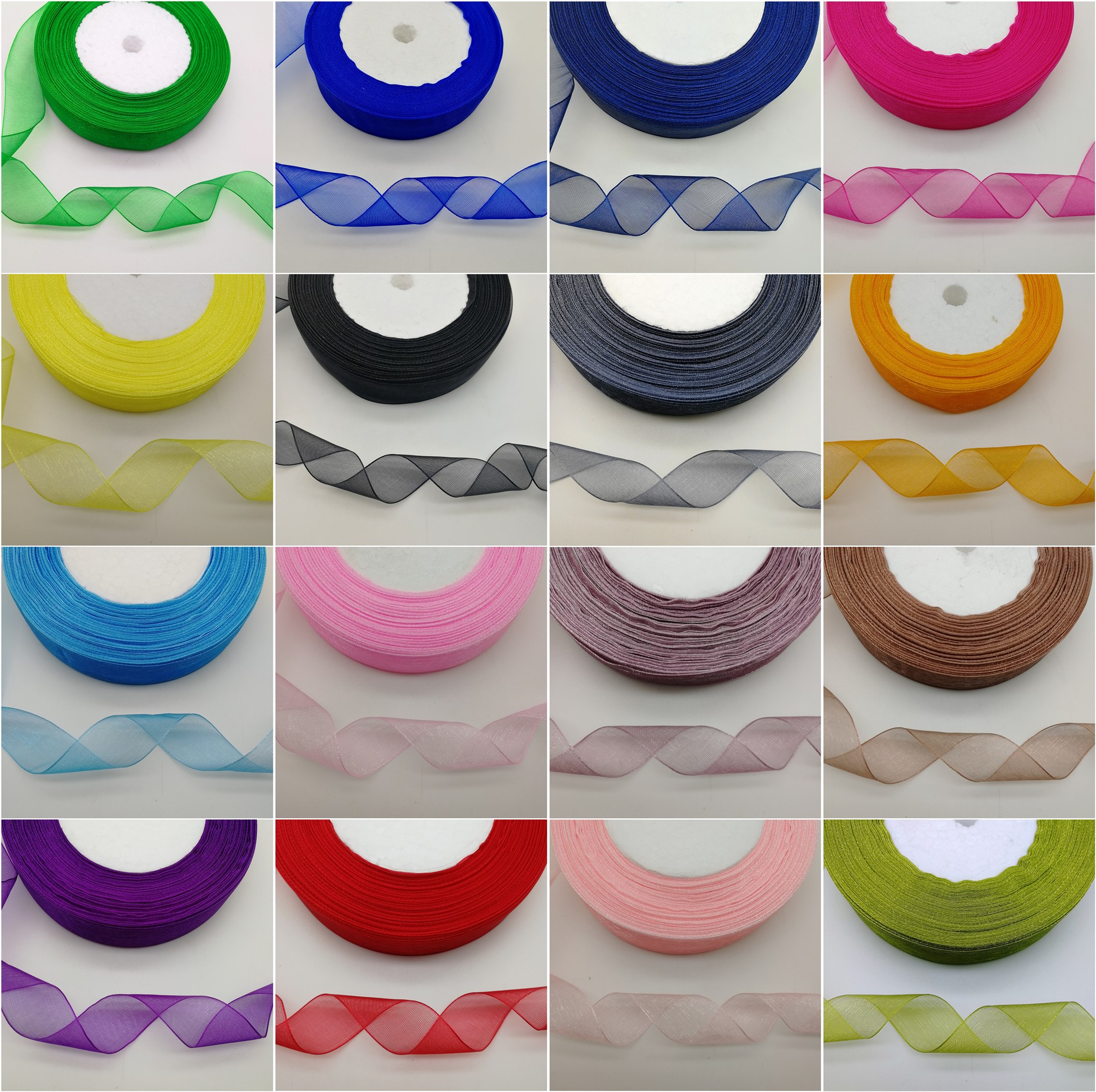50 Yards 10/20/25mm Width Spoo – Organza Ribbon Spool recenzja i cena