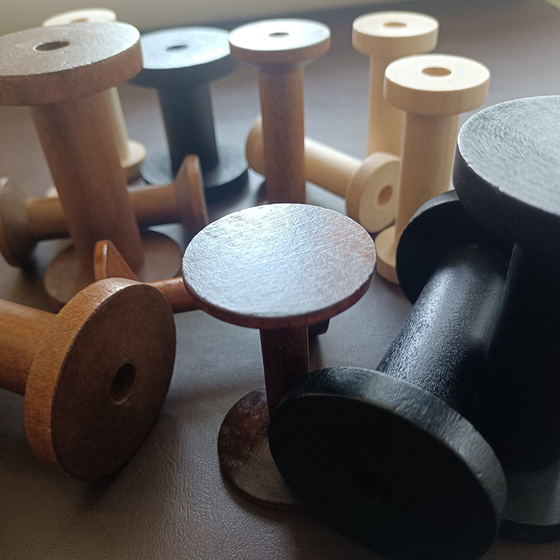 10Pcs/Set Vintage Natural Wood – Organza Ribbon Spool recenzja i cena
