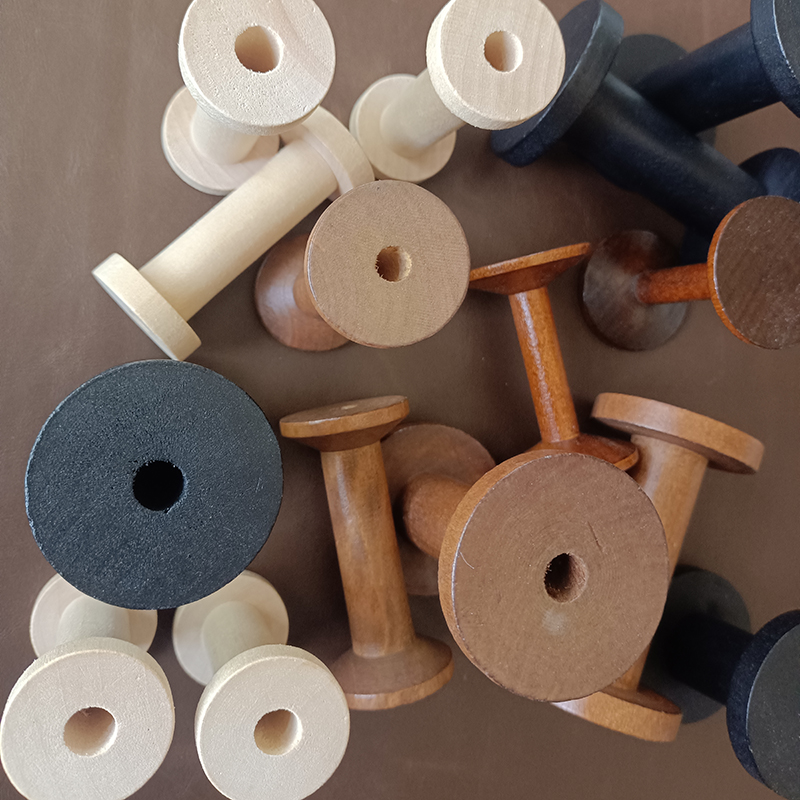 10Pcs/Set Vintage Natural Wood – Organza Ribbon Spool recenzja i cena