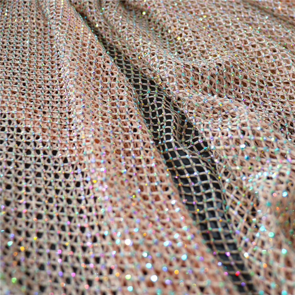Fashion DIY AB Color Rhineston – Crystal Mesh Fabric recenzja i cena