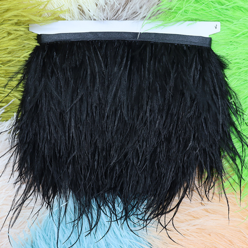 1M 8-10cm Black Ostrich Feathe – Feather Trim Marabou recenzja i cena