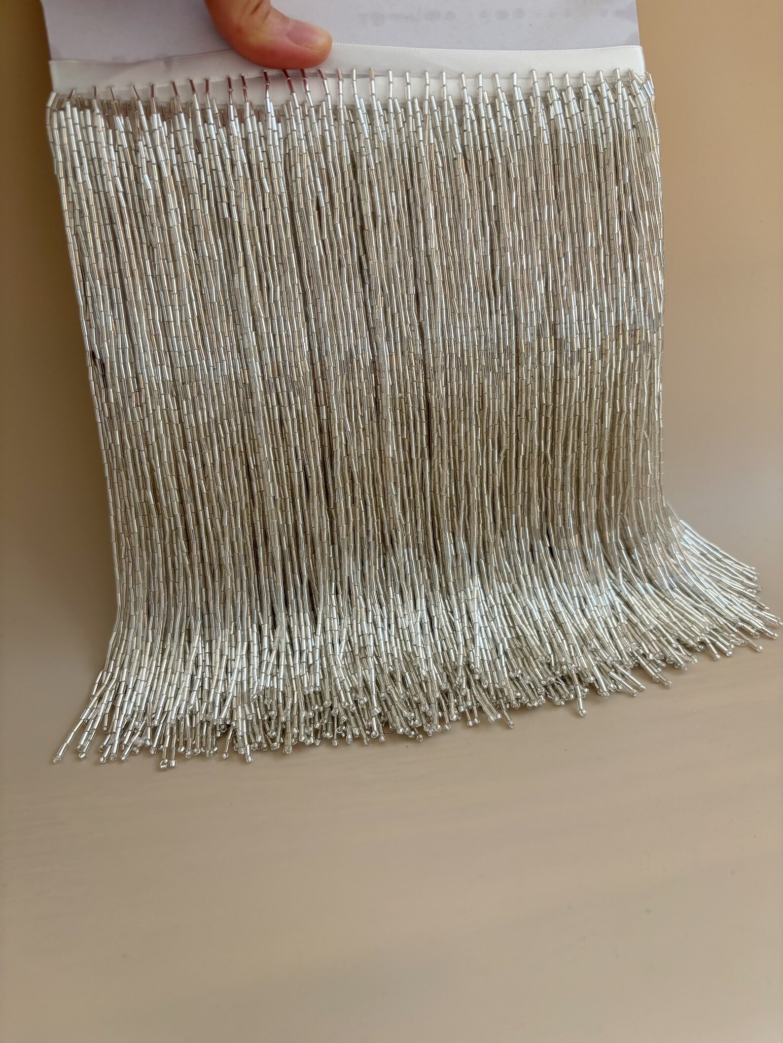 Silver Bead Fringe Trim For Ha – Beaded Trim Fringe recenzja i cena