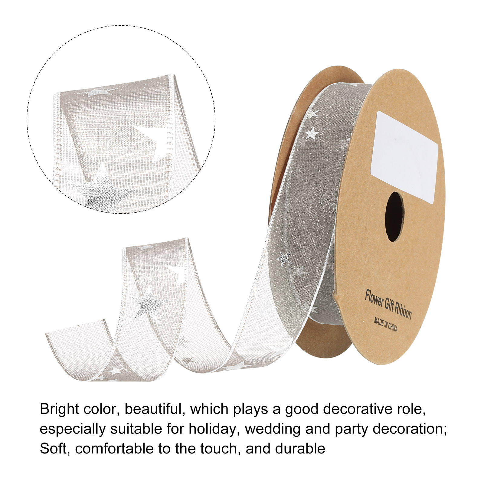 1 Inch 20 Yard Star Organza Sh – Organza Ribbon Spool recenzja i cena