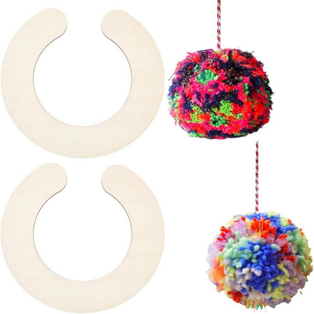 2pcs Wooden Pom Pom Maker Set  – Pom Pom Maker Tool recenzja i cena