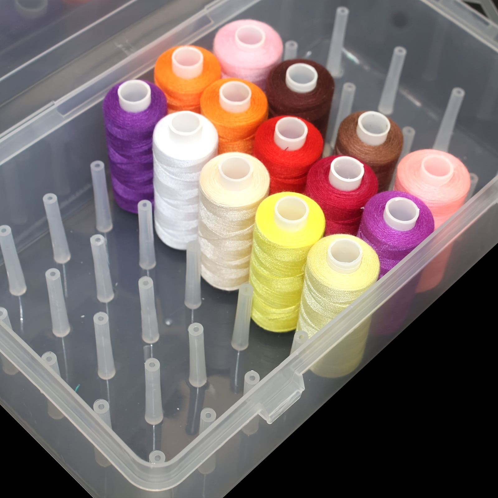 Clear Plastic Sewing Thread St – Craft Embellishment Storage recenzja i cena