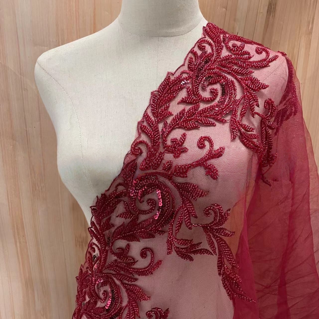 Beaded Embroidery Lace Trim wi – Beaded Trim Fringe recenzja i cena