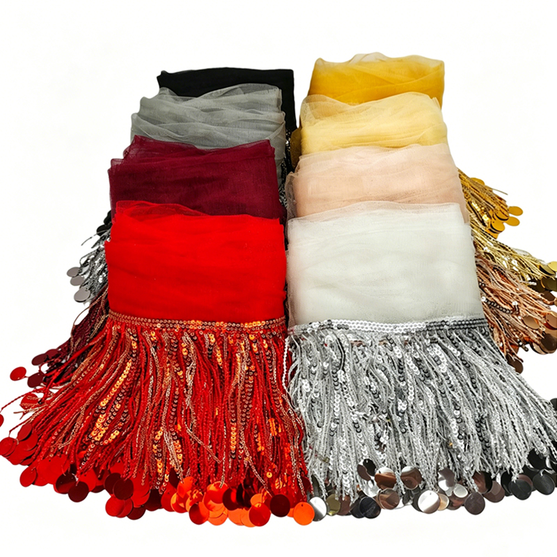 10 Yards Sequins Tassel Lace T – Fringe Ribbon Sewing recenzja i cena