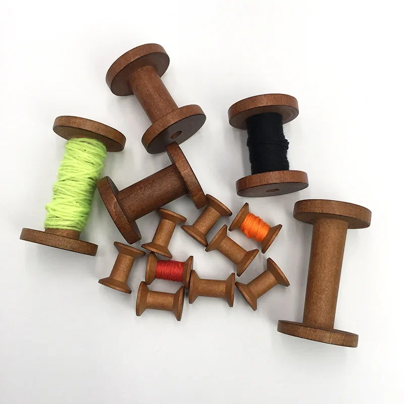 1Pc Vintage Wooden Spools DIY  – Organza Ribbon Spool recenzja i cena