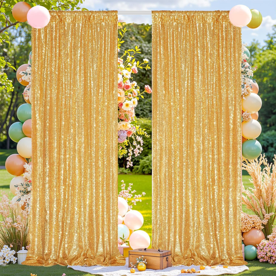 Silver Sequin Backdrop Curtain – Sequin Fabric Panel recenzja i cena
