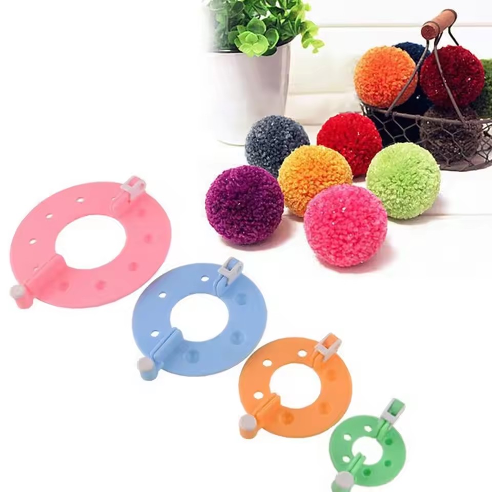 8PCS 4 Sizes Fluff Ball Weaver – Pom Pom Maker Tool recenzja i cena