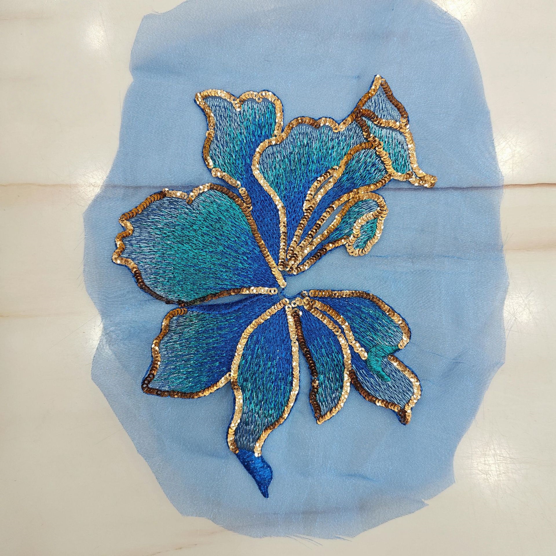 Organza Embroidery Applique Pa – Embellish Craft recenzja i cena