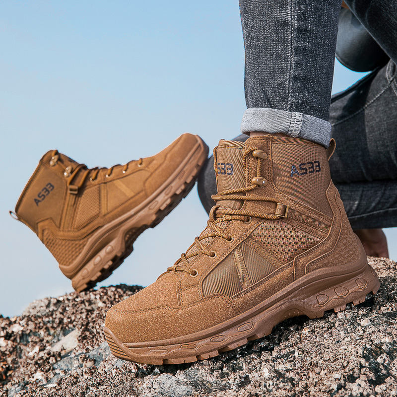 Men's Military Tactical Boots  – Guipure Lace Panel recenzja i cena