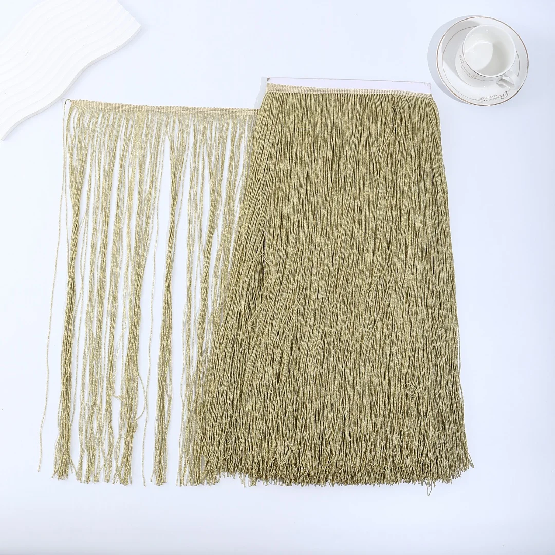 2Yards Gold Lace Fringe Trim T – Fringe Ribbon Sewing recenzja i cena