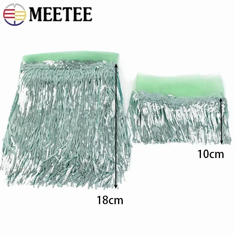 2/5/10Yards Sequin Embroidery  – Fringe Ribbon Sewing recenzja i cena