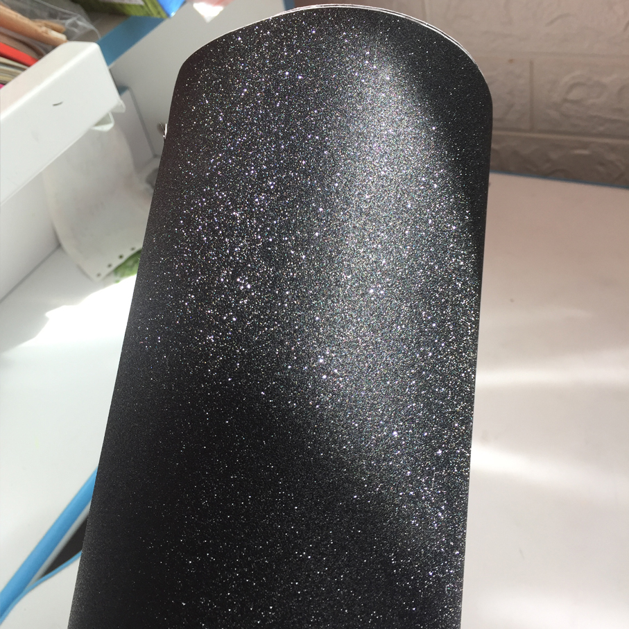 50CM*300CM black Glitter Diamo – Glitter Vinyl Roll recenzja i cena