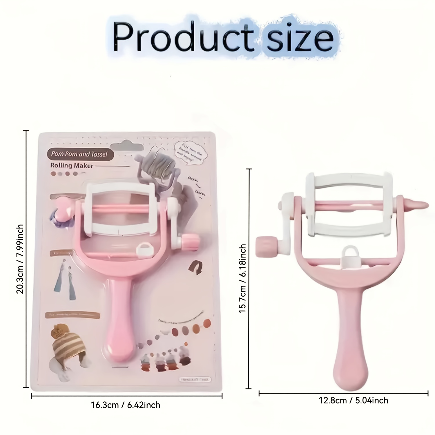 Hand-cranked Winding Coil Fur  – Pom Pom Maker Tool recenzja i cena