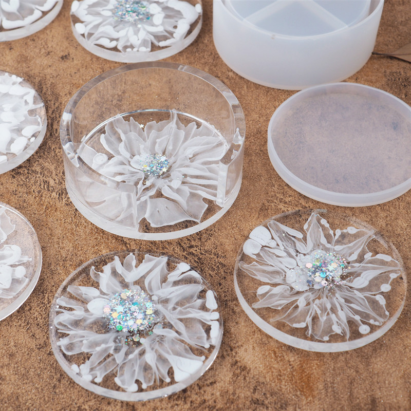 SNASAN Coaster Cup Mat Silicon – Craft Embellishment Storage recenzja i cena