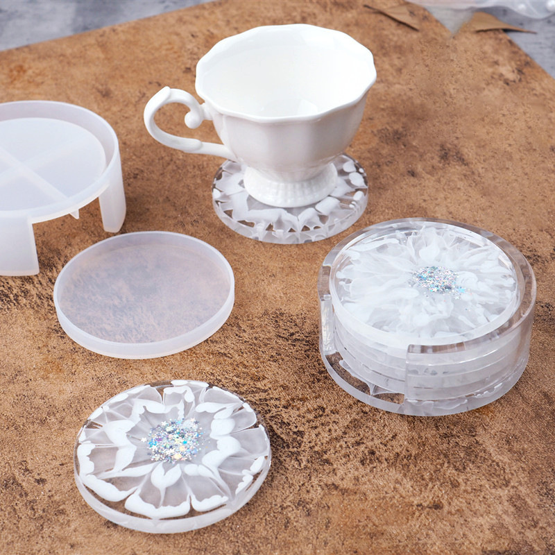 SNASAN Coaster Cup Mat Silicon – Craft Embellishment Storage recenzja i cena