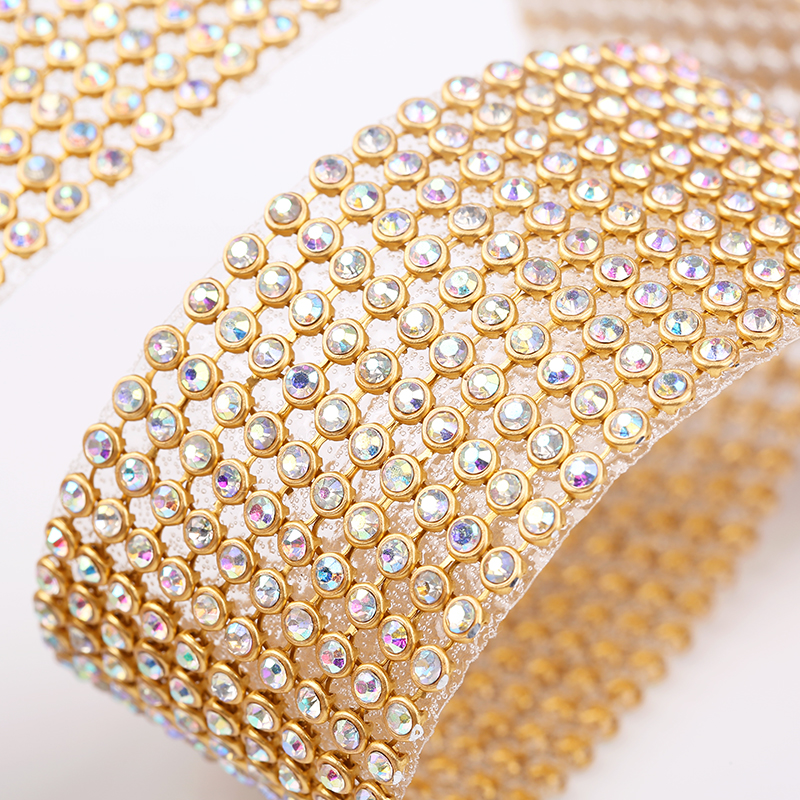 10rows Clear Crystal AB Rhines – Hotfix Rhinestone Sheet recenzja i cena