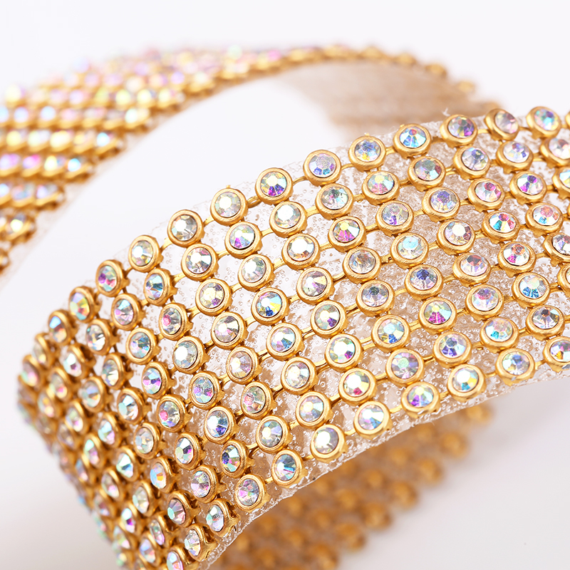 10rows Clear Crystal AB Rhines – Hotfix Rhinestone Sheet recenzja i cena