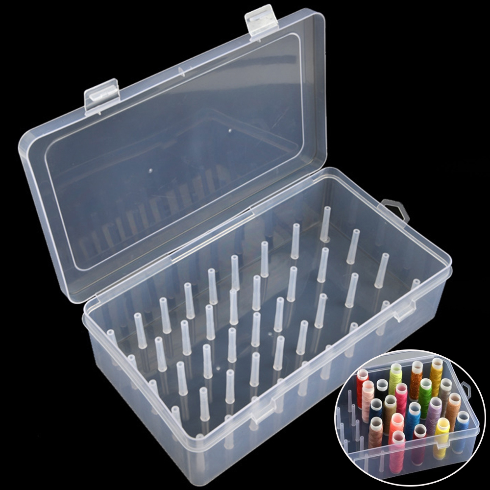 New Sewing Thread Box 42 Piece – Craft Embellishment Storage recenzja i cena