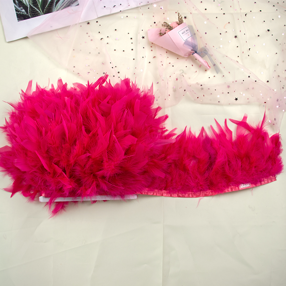 1M Natural Turkey Feathers Tri – Feather Trim Marabou recenzja i cena