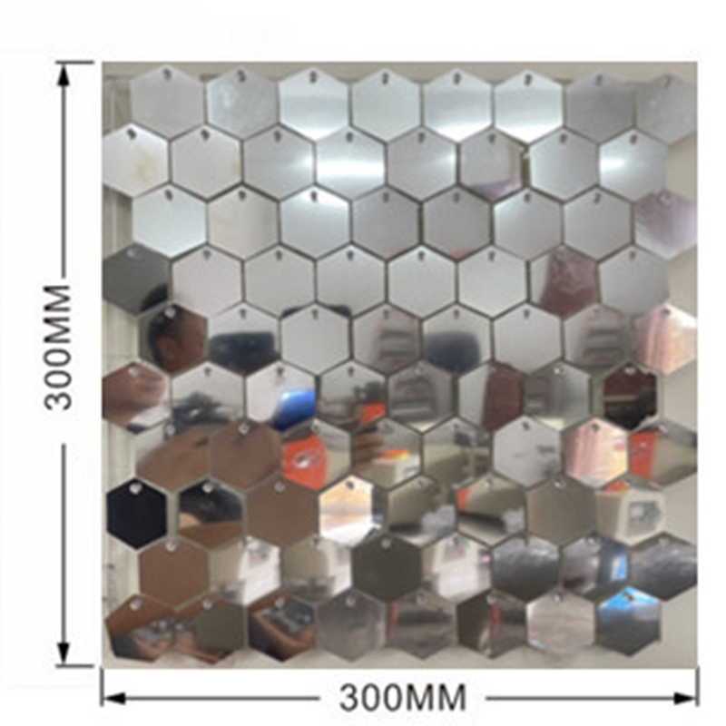 1pc Hexagon Sequin Backdrop Pa – Sequin Fabric Panel recenzja i cena