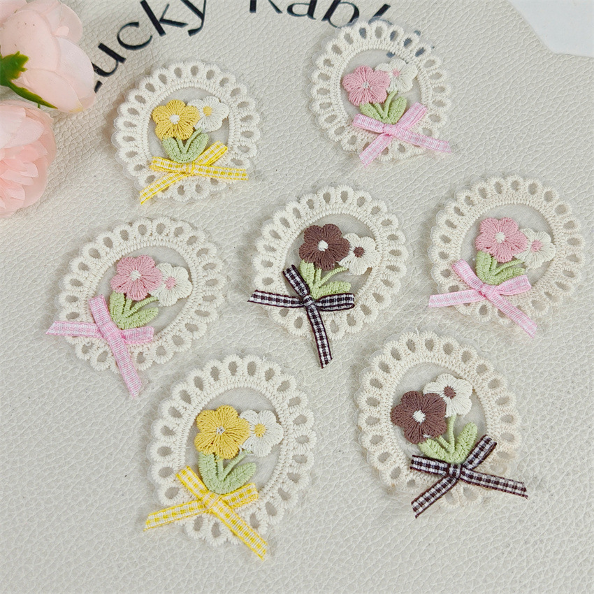 10PCS New Spring Summer Fresh  – Applique Patch Flower recenzja i cena