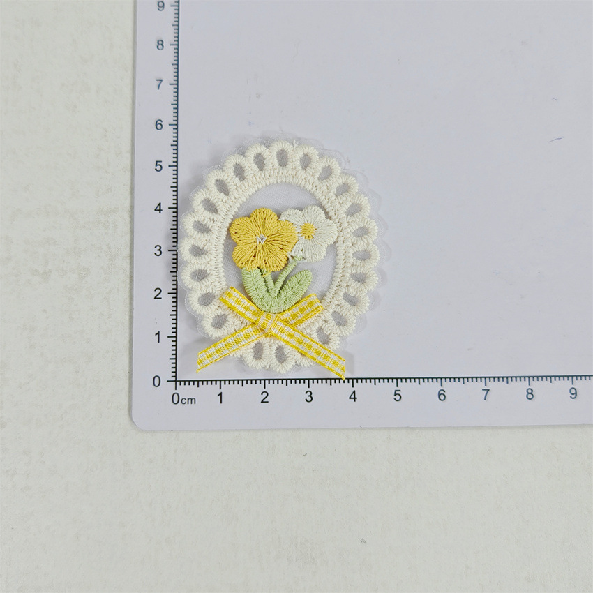 10PCS New Spring Summer Fresh  – Applique Patch Flower recenzja i cena
