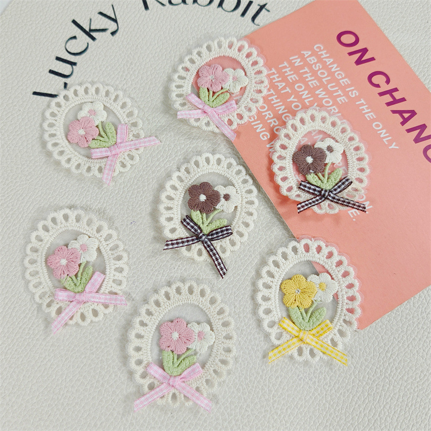 10PCS New Spring Summer Fresh  – Applique Patch Flower recenzja i cena
