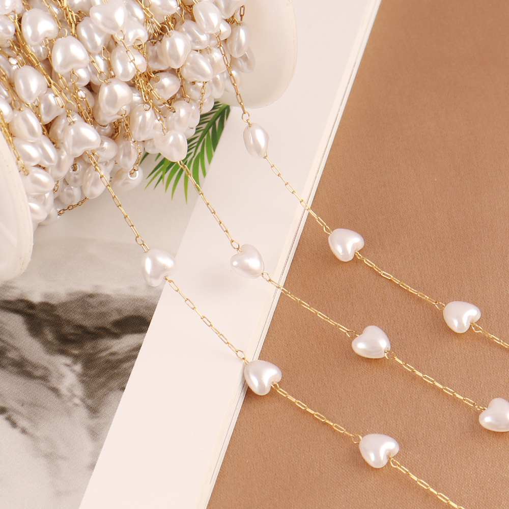 1Meters Stainless Steel Chain  – Pearl Trim Chain recenzja i cena