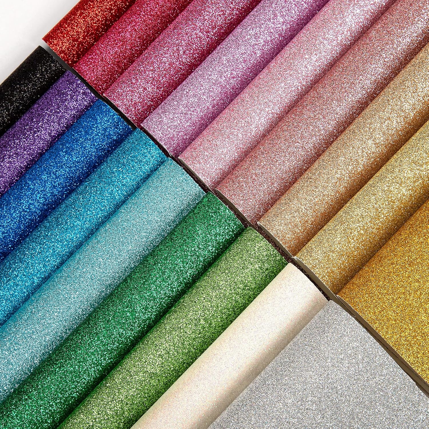 Sparkly Glitter Shiny Fabric S – Glitter Vinyl Roll recenzja i cena