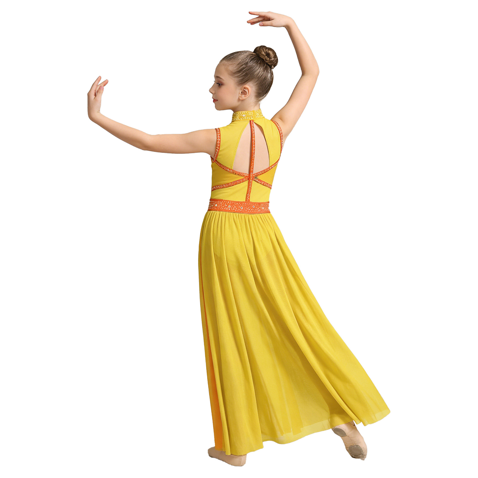 Kids Girls Modern Lyrical Danc – Rhinestone Banding Trim recenzja i cena