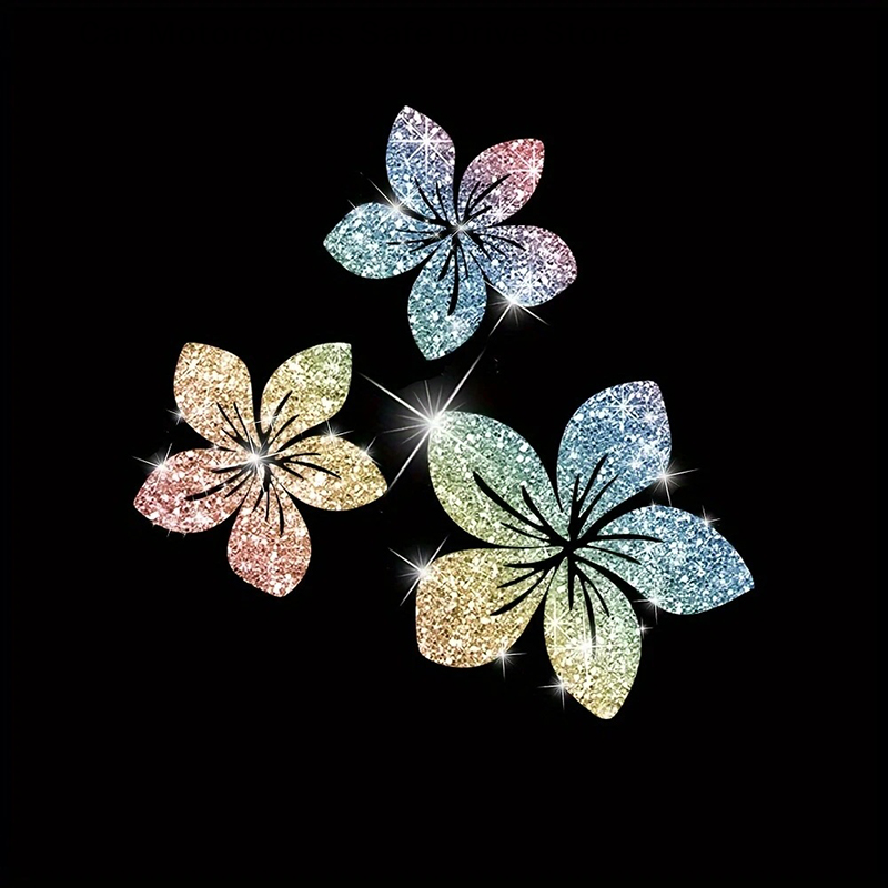 Floral Glitter Decorative Car  – Glitter Vinyl Roll recenzja i cena
