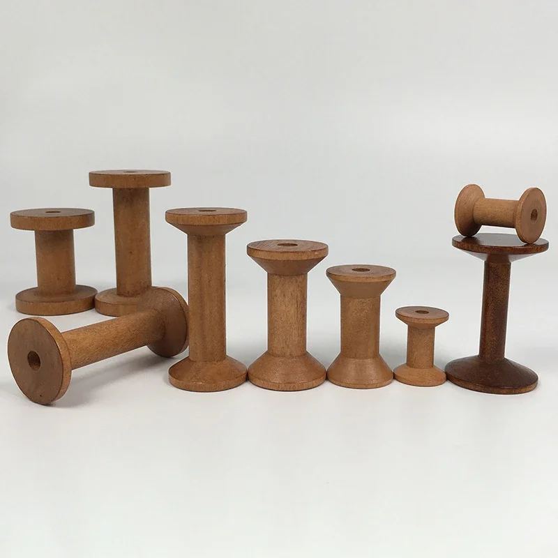 Vintage Wooden Spools DIY Reel – Organza Ribbon Spool recenzja i cena