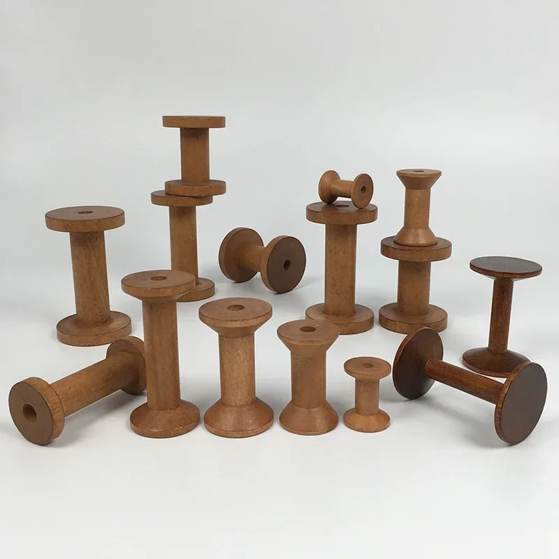 Vintage Wooden Spools DIY Reel – Organza Ribbon Spool recenzja i cena