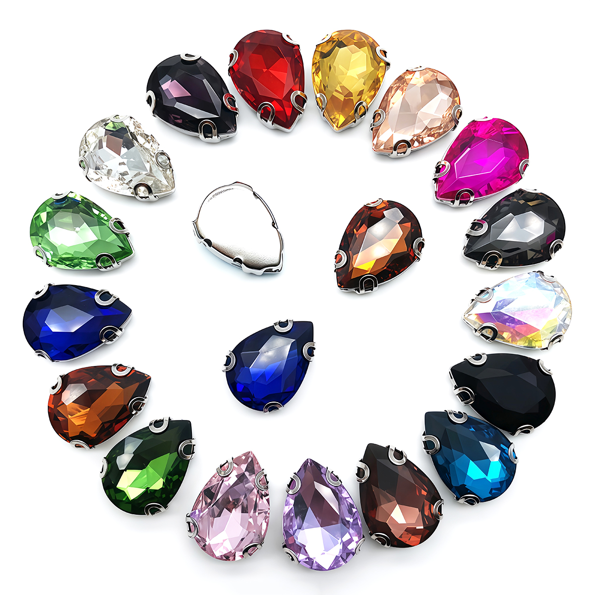 Water Drop Crystal Glass Rhine – Sew On Rhinestone recenzja i cena