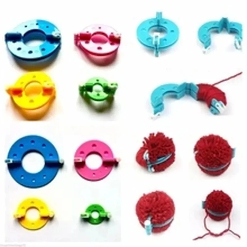 8PCS 4Sizes Fluff Ball Weaver  – Pom Pom Maker Tool recenzja i cena