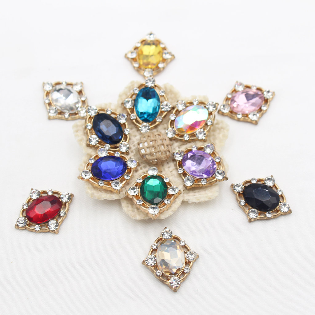 10Pcs Vintage Crystal Sew on C – Embellish Craft recenzja i cena