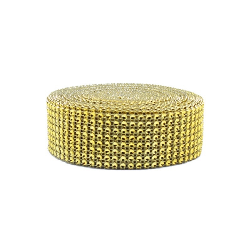 2Yard 4CM Gold Silver DIY Diam – Crystal Mesh Fabric recenzja i cena