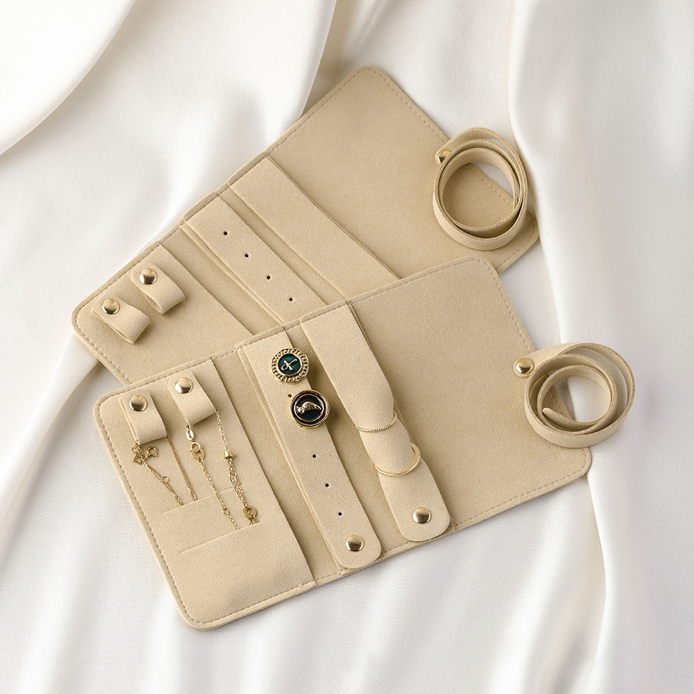 Travel Portable Jewelry Organi – Velvet Ribbon Roll recenzja i cena