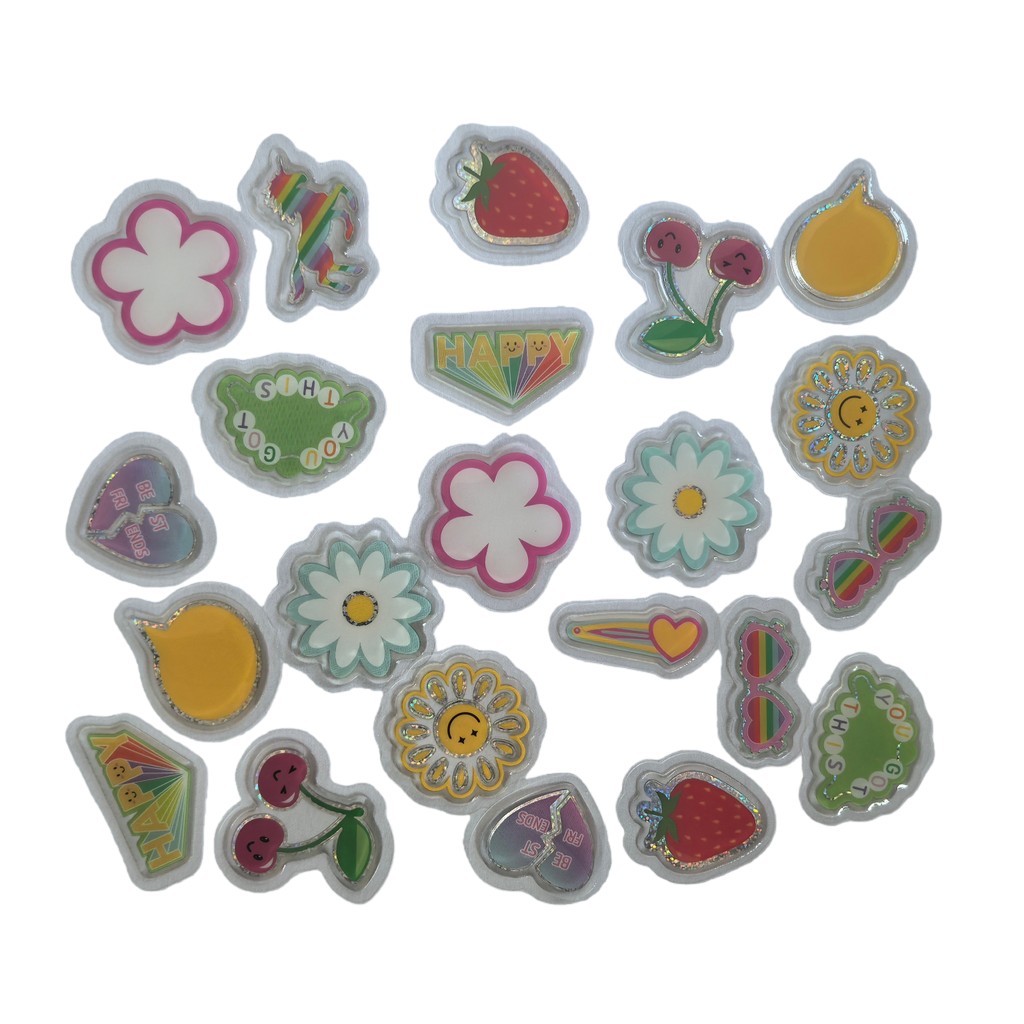 45 Pcs Adorable Epoxy Stickers – Craft Embellishment World recenzja i cena