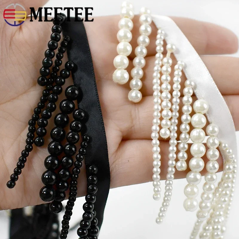 1/2Yards Pearl Beaded Tassel F – Beaded Trim Fringe recenzja i cena