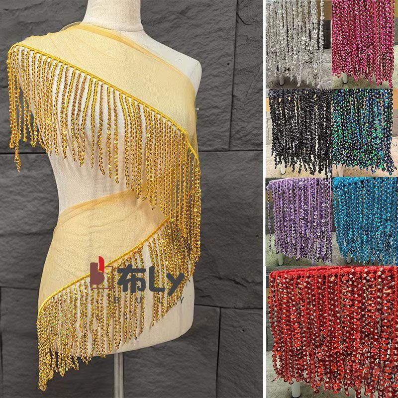 15cm Beaded Sequin Tassel Frin – Beaded Trim Fringe recenzja i cena